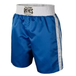 Cleto Reyes Satin Boxing Shorts -GEEZERS BOXING rebt bl wh 1 2 1 1