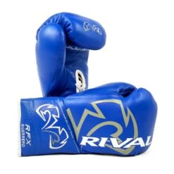 Rival RFX Guerrero Fight Boxing Gloves - HDE -GEEZERS BOXING rfx g hdef blue