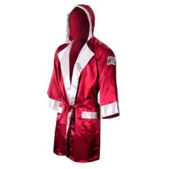 Cleto Reyes Boxing Robe With Hood -GEEZERS BOXING rhrb rd wh 1 4