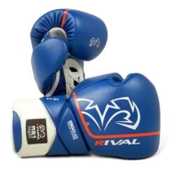 Rival RS1-2.0 High Performance Lace Gloves -GEEZERS BOXING rs1 2 blue