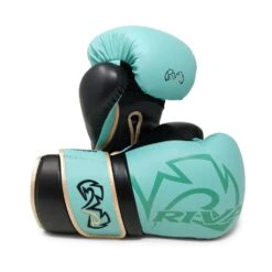 Rival RS80V Impulse Sparring Gloves -GEEZERS BOXING rv135 aqua