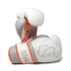 Rival RS80V Impulse Sparring Gloves -GEEZERS BOXING rv135 white orange a