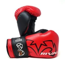 Rival RS11V-Evolution Velcro Sparring Boxing Gloves -GEEZERS BOXING rv137 red 2