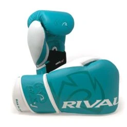 Rival RFX-Guerrero-V Bag Gloves - HDE-F -GEEZERS BOXING rv147 teal a 3