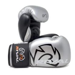 Rival RB-7 Fitness Bag Boxing Gloves -GEEZERS BOXING rv155 silver a