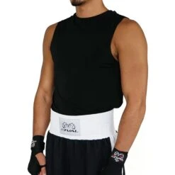 Rival Amateur Competition Training Tank Top -GEEZERS BOXING rv1800 black a 2