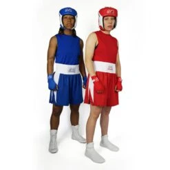 Rival Amateur Competition Training Tank Top -GEEZERS BOXING rv1800 blue e 1