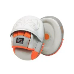 Rival RPM80 Impulse Punch Mitts -GEEZERS BOXING rv712 white orange a