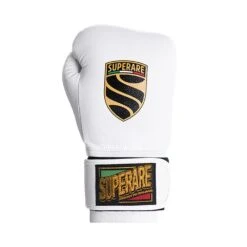SUPERARE S50 Italian Leather Boxing Gloves - Velcro -GEEZERS BOXING s107a 1