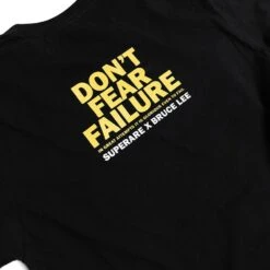 SUPERARE X BRUCE LEE - Don't Fear Failure T-Shirt -GEEZERS BOXING sr2703 c