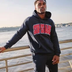SUPERARE Finisher Hoodie -GEEZERS BOXING sr2711 new navy a