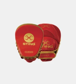 Sting Boxing Viper Pro Focus Pads -GEEZERS BOXING st700 red gold