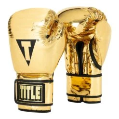 TITLE Boxing Limited Gold Pro Training Gloves