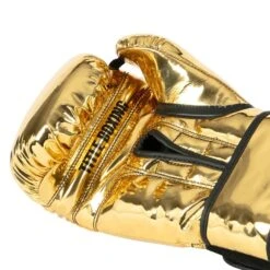 TITLE Boxing Limited Gold Pro Training Gloves -GEEZERS BOXING tb115e 2