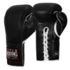 TITLE Boxing Old School Leather Lace-Up Sparring Boxing Gloves
