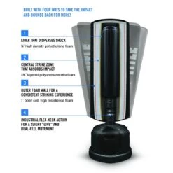 TITLE Hydro-Flex H20 Freestanding Heavy Bag -GEEZERS BOXING tb3007d