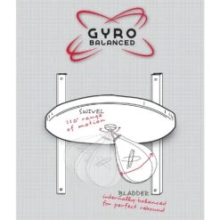 TITLE Gyro Balanced Leather Speed Bag -GEEZERS BOXING tb3030 d 1