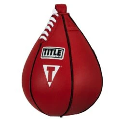 Title Boxing Super Speed Bag -GEEZERS BOXING tb3030 red a