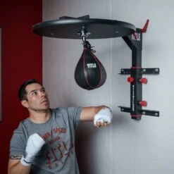 TITLE Boxing Fold-Away Adjustable Speed Bag Platform 2.0 -GEEZERS BOXING tb3166f