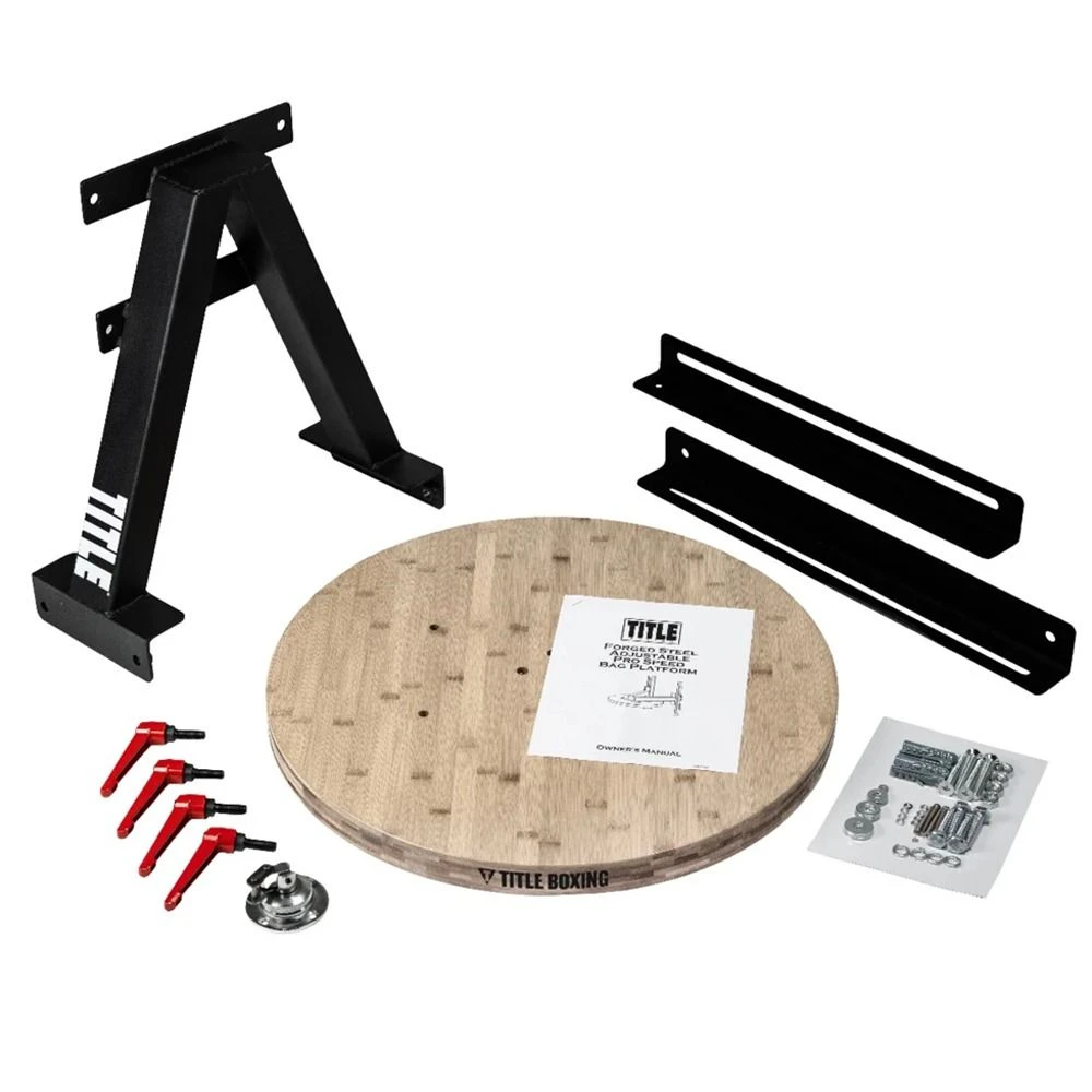 TITLE Boxing Forged Steel Adjustable Pro Speed Bag Platform 2 TITLE Boxing Forged Steel Adjustable Pro Speed Bag Platform - Image 2