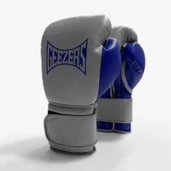 Geezers Hammer Training/Spar Boxing Gloves 2.0 - Velcro -GEEZERS BOXING velcro grey blue