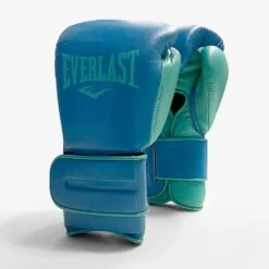 Everlast Powerlock2 Pro Training Boxing Gloves - Hook & Loop -GEEZERS BOXING velcro blue 1