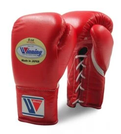 Winning MS Pro Fight Boxing Gloves -GEEZERS BOXING winning pro fight gloves red