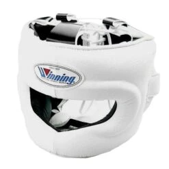 Winning FG-5000 Full Face Bar Headgear -GEEZERS BOXING winningwhite 1 4 1